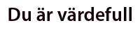 Du &auml;r v&auml;rdefull